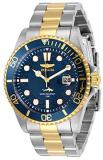 Invicta Men's Pro Diver Quartz Watch with Stainless Steel Strap, Two Tone, 22 (M...
