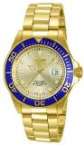 Invicta Men's 14124 Pro Diver Gold Dial 18k Gold Ion-Plated Stainless Steel Watc...