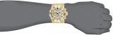 Invicta Men's 0074 pro Diver Analog Japanese Quartz 18k Gold-plated Stainless Steel Watch