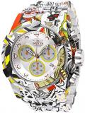 Invicta Men's Bolt Quartz Watch with Stainless Steel Strap, Multi Color, 35 (Model: 27095)