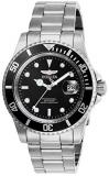 Invicta Men's Pro Diver Quartz Watch with Stainless Steel Strap, Silver, 20 (Mod...