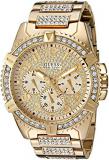GUESS Men's Stainless Steel Crystal Dress Watch