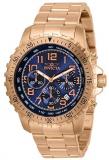 Invicta Men's Specialty Quartz Watch with Stainless Steel Strap, Rose Gold, 22 (Model: 32315)