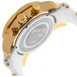 Invicta Men's Pro Diver Stainless Steel Quartz Watch with Silicone Strap, White, 26 (Model: 23424)