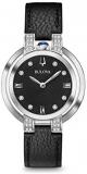 Bulova Womens Analogue Classic Quartz Watch with Leather Strap 96R217