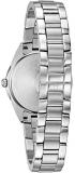 Bulova Womens Analogue Classic Quartz Watch with Stainless Steel Strap 96P198