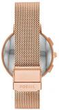 Fossil Women's Hybrid Smartwatch Analog-Quartz Watch with Stainless-Steel-Plated Strap, Rose Gold, 16 (Model: FTW5028)