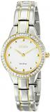 Citizen Eco-Drive Women's EX1364-59A Silhouette Analog Display Two Tone Watch