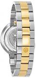 Ladies' Bulova Rubaiyat Diamond Two-Tone Yellow Gold Tone and Stainless Steel Watch 98R246