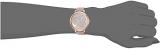 Fossil Women's Jacqueline Stainless Steel Quartz Watch with Leather Calfskin Strap, Brown, 13.8 (Model: ES4376)
