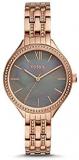Fossil Suitor Three-Hand Rose Gold-Tone Stainless Steel Watch BQ3423