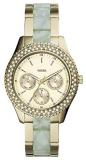 Fossil ES4757 Stella Multifunction Two-Tone Stainless Steel and Acetate Watch