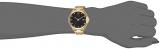 Citizen Quartz Crystal Black Dial Yellow Gold-Tone Ladies Watch EV0052-50E
