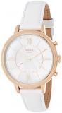 Fossil Women's Stainless Steel Hybrid Watch with Leather Strap, White, 14 (Model...