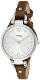 Fossil Women's Georgia Quartz Stainless Steel and Leather Casual Watch