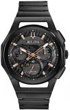 Bulova Mens Chronograph Quartz Watch with Stainless Steel Strap 98A207