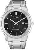 CITIZEN Men's Analogue Quartz Watch with Stainless Steel Strap AW1211-80E