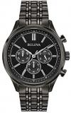 Bulova Mens Chronograph Quartz Watch with Stainless Steel Strap 98A217