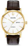 BULOVA White Leather Watch-97C107
