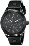 Fossil Men's CH2940 The Aeroflite Multifunction Leather Watch - Black