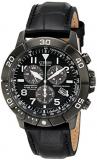 Citizen Men's BL5259-08E Gunmetal-Tone Stainless Steel Watch with Black Leather Band