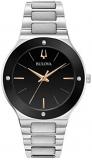 Bulova Mens Analogue Quartz Watch with Stainless Steel Strap 9.6E+118