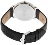 Bulova Men's 96A133 Black/Silver Genuine Leather Watch