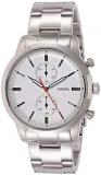 Fossil Men's 44mm Townsman Quartz Watch with Stainless-Steel Strap, Silver, 22 (...