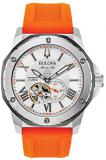 Bulova Men's Analogue Automatic Watch with Silicone Strap 98A226