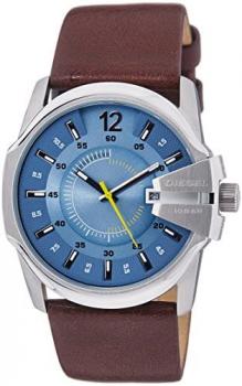 Diesel Men's M-WAT-1126 DZ1399 Brown Leather Strap Calfskin Watch