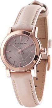 SALE! Authentic Burberry LUXURY SWISS Rose Gold Watch Womens Unisex Men The City Beige Authentic Leather BU9210