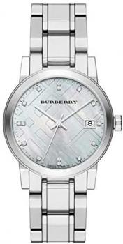 Burberry Diamond Accent Stainless Steel Ladies Watch BU9125