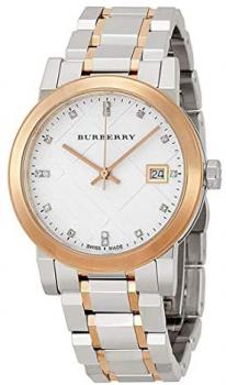 Burberry The City Two-Tone Diamond Ladies Watch BU9127