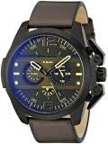 Diesel Men's DZ4364 Ironside Stainless Steel Watch with Leather Band