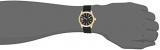 Diesel Men's DZ1801 Rasp Gold Black Leather Watch