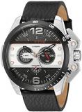 Diesel Men's DZ4361 Ironside Stainless Steel Watch with Black Leather Band