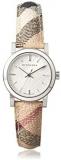 Burberry Women's BU9222 The City Haymarket Check/Silver Stainless Steel Watch