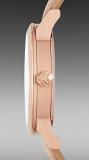 Burberry Rose Dial Rose Gold Ion-plated Ladies Watch BU9131