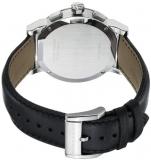 Burberry Women's BU9355 Large Check Black Leather Strap Chronograph Watch