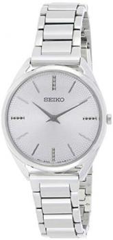 Seiko Women's Quartz Watch with Stainless Steel Strap, Silver, 18 (Model: SWR031P1)
