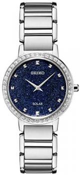 Seiko Women's Japanese Quartz Stainless Steel Strap, Silver, 0 Casual Watch (Model: SUP433)