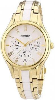 Seiko Women's SKY718P1 Dress Beige Watch