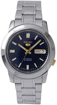 Seiko 5 Automatic Blue &amp; Gold Dial Gents SNKK11J1