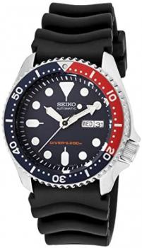 Seiko SKX009K1 Men's Scuba Diver Automatic Black Rubber Navy Blue Dial