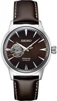 Seiko SSA407 Presage Men's Watch Brown 40.5mm Stainless Steel