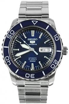 Seiko 5 Sports SNZH53J1 Japan Men's Stainless Steel Blue Dial Automatic Watch