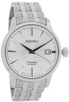 Seiko Men's Presage Automatic Cocktail Time White Dial Dress Watch - Model: SRPB77