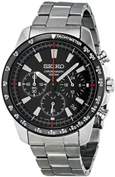 Seiko SSB031 Men's Chronograph Stainless Steel Case Watch