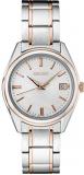 Seiko Women's Stainless Steel Rose Gold Two Tone Watch SUR322