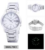 Seiko Automatic White Dial Stainless Steel Men's Watch SNKL75